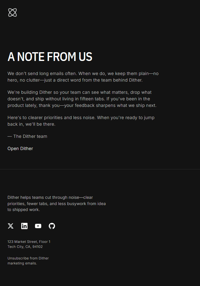 Text Only · Protocol email template preview