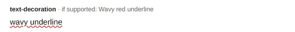 text-decoration test in the Emailens simulation of Outlook.com