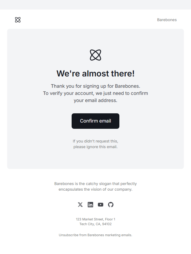 Activation · Barebone