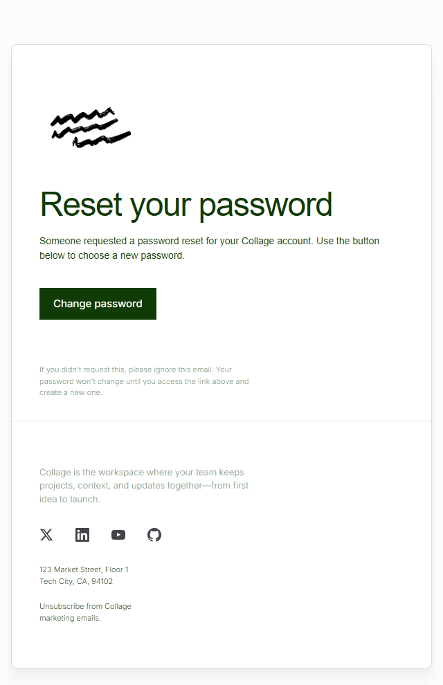 Password Reset · Matte