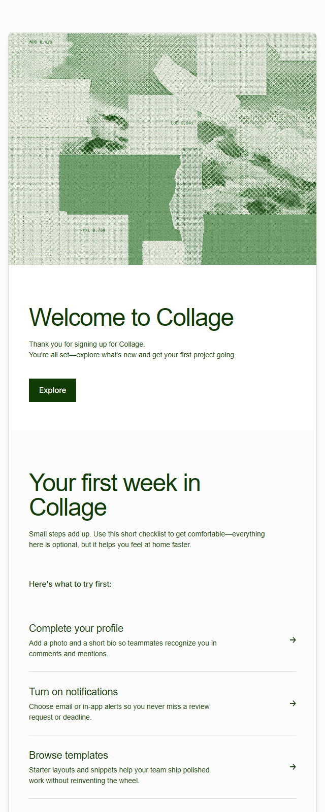 Welcome · Matte