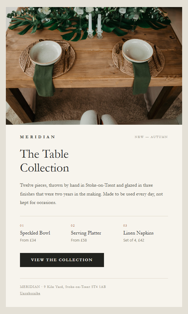 New Collection · Editorial