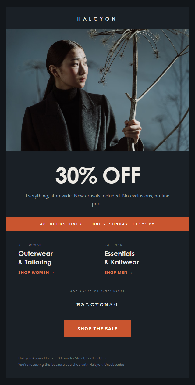 Promo Sale · Bold